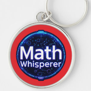 Math Teacher Math Whisperer Keychain