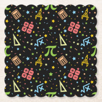 Math Teacher - Mathematics Symbols Pattern