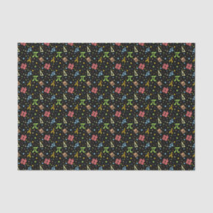 Math Teacher - Mathematics Symbols Pattern Tissue Paper