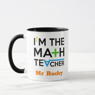 Math Teacher Mugs Appréciation personnalisée Cadea
