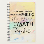 Math Teacher Planner<br><div class="desc">We have many problems, but we love to teach math.</div>
