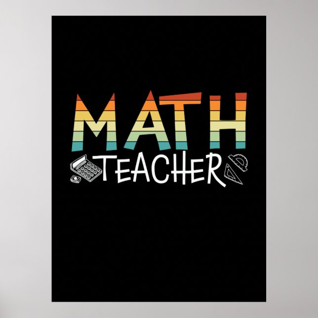 Math Teacher Poster (Front)