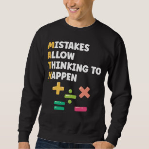 Math Teacher Preschool Mathematician Sweatshirt