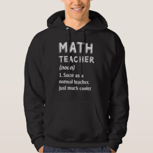 Math Teacher Same As Normal Teacherjust Much Coole Hoodie