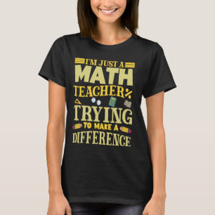 Math Teacher School T-Shirt