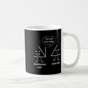 Math Teacher Tee - Complimentary Acute Angle Coffee Mug