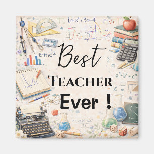 Math Teacher Thank You Gifts End of School Year Magnet