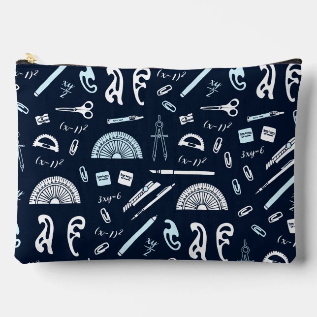 Math Teacher Toiletry Bag (Front)