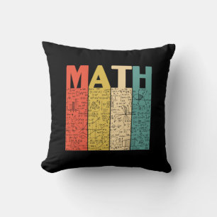 Math Teacher Vintage Math Definition Throw Pillow
