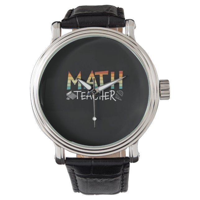 Math Teacher Watch (Front)