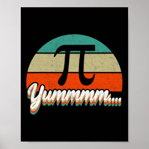 Math Teachers Pi Day Funny Pi Symbol Men Women Pie Poster