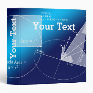 Math, Trigonometry Style Binder
