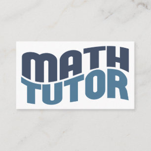 Math Tutor Cartes de visite