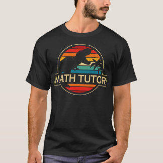 Math Tutor Dinosaur T-Shirt