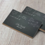 Math Tutor Professional Chalkboard Business Card<br><div class="desc">Professional Chalkboard Math Equations Math Tutor Business Card.</div>