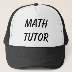 MATH TUTOR TRUCKER HAT