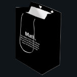 Math Typography Funny Math Medium Gift Bag<br><div class="desc">Math Typography Funny Math Medium Gift Bag designed by Nisha Prabhu. Add some mathematical humour to your gift-giving with this funny math typography gift bag! Perfect for those who love numbers and equations, this medium gift bag features a playful typography that is sure to bring a smile to anyone's face....</div>
