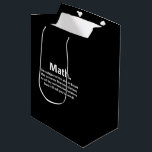 Math Typography Funny Math Medium Gift Bag<br><div class="desc">Math Typography Funny Math Medium Gift Bag designed by Nisha Prabhu. Add some mathematical humour to your gift-giving with this funny math typography gift bag! Perfect for those who love numbers and equations, this medium gift bag features a playful typography that is sure to bring a smile to anyone's face....</div>