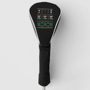 math ugly christmas sweater golf head cover