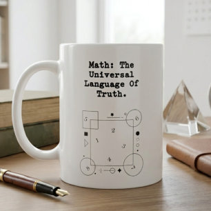 Math Universal Language   Truth & Logic Educator Coffee Mug
