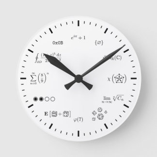 Math Wall Clock (Medium)