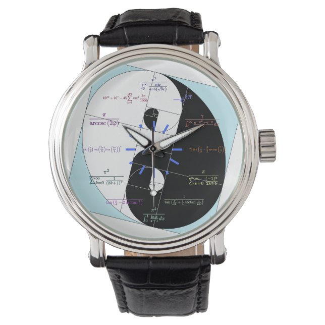Math Watch (Golden Ratio Yin and Yang) (Front)