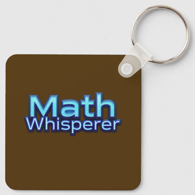Math Whispere Keychain (Back)