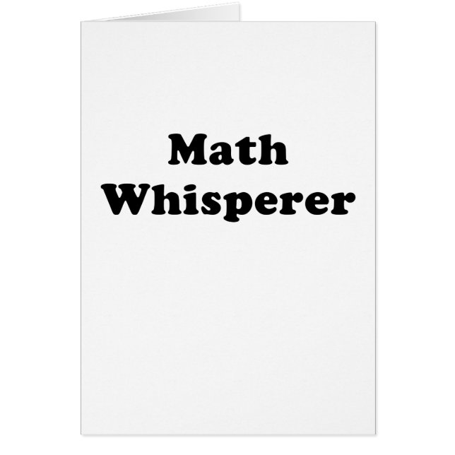 Math Whisperer (Front)