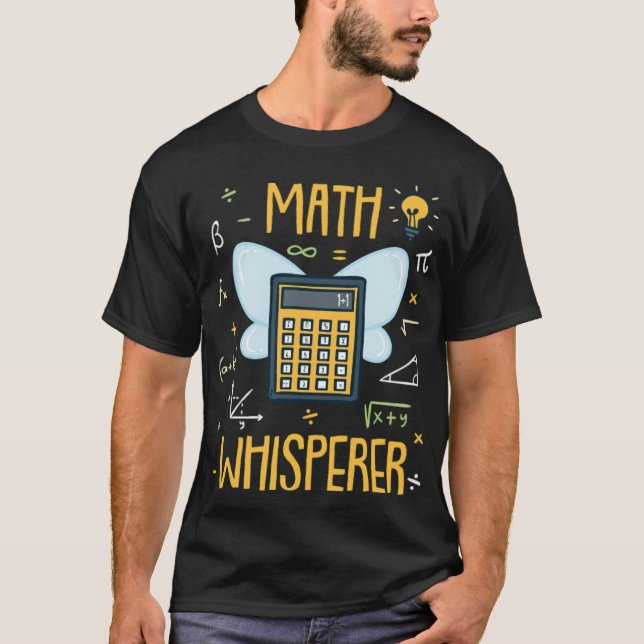 Math Whisperer For Math martinshof horse riding  T-Shirt (Front)
