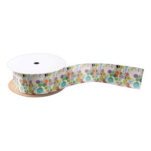 Math (white) satin ribbon
