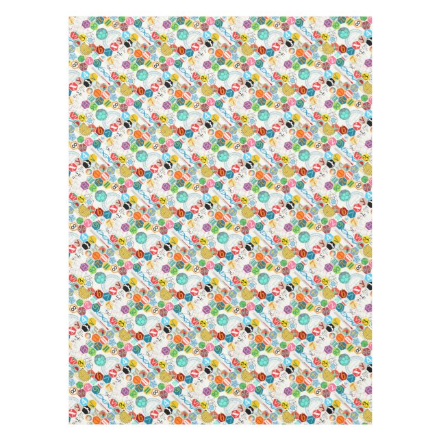 Math (white) tablecloth (Front)