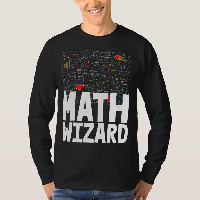 Math Wizard  Toddler Mathletics Birthday T-Shirt (Front)