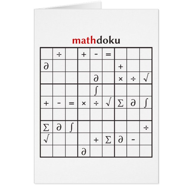 mathdoku (Front)