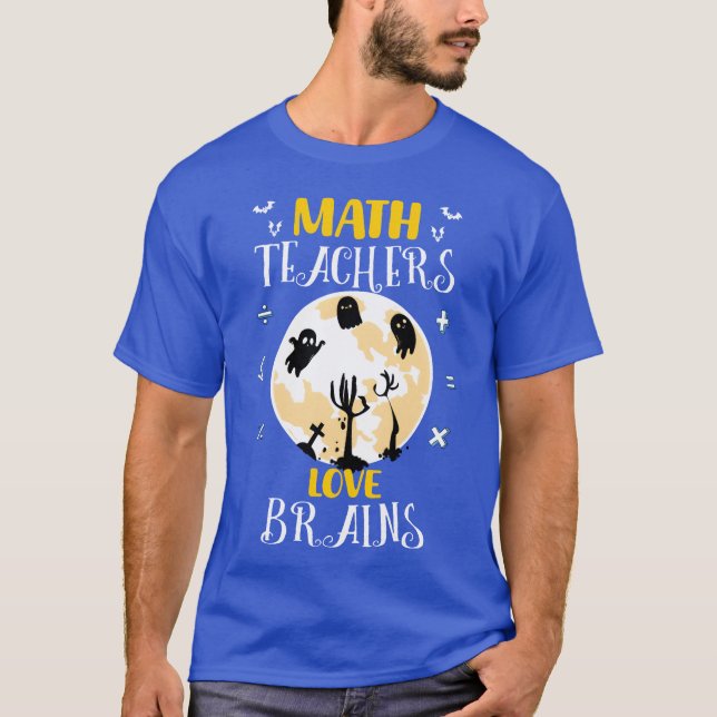 Matheacher Funny Halloween Matheachers gift T-Shirt (Front)