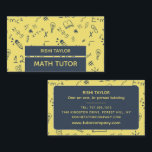 Mathematic Icon Design, Math Tutor, Teacher Business Card<br><div class="desc">Mathematic Icon Design,  Math Tutor,  Teacher Business Cards by The Business Card Store. Easily personalize these cards with your own wording by using the "personalize this template" section or click the "customize further" link to change the font styles,  colors and layout to suite.</div>
