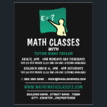 Mathematic Logo, Math Classes Advertising Flyer<br><div class="desc">Mathematic Logo, Math Classes Advertising Flyers By The Business Card Store.</div>