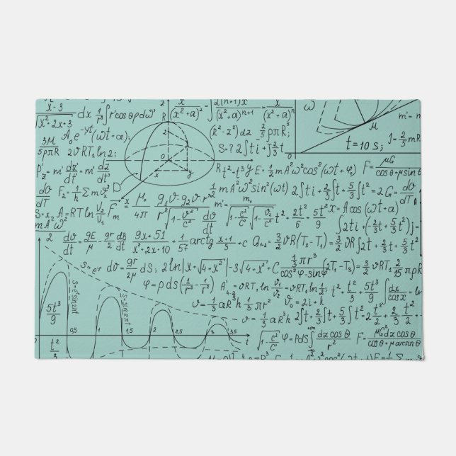 Mathematic Lovers, Math Formula, Math Geek Doormat (Front)
