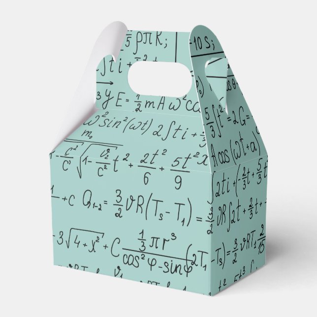 Mathematic Lovers, Math Formula, Math Geek Favor Box (Front Side)