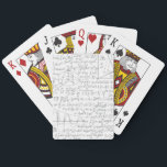 Mathematic Lovers, Math Formula, Math Geek Playing Cards<br><div class="desc">The perfect Cute Mathematic Lovers, Math Formula, Math Geek, a pattern gift idea for all men, women & kids who loves Math Equation Seamless fabric! Makes an ideal gift for your mom, dad, sister, brother, aunt, uncle, grandma or grandpa & for your love ones for their Wedding Anniversaries, Birthdays, Summer,...</div>