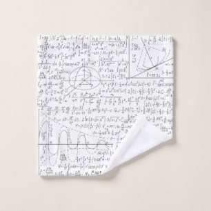 Mathematic Lovers, Math Formula, Math Geek Wash Cloth