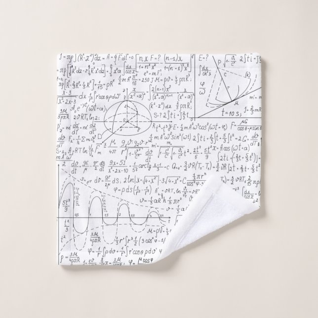 Mathematic Lovers, Math Formula, Math Geek Wash Cloth (Wash Cloth)