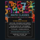 Mathematic Number Design, Math Classes Advertising Flyer<br><div class="desc">Mathematic Number Design,  Math Classes Advertising Flyers By The Business Card Store.</div>