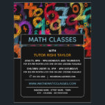 Mathematic Number Design, Math Classes Advertising Flyer<br><div class="desc">Mathematic Number Design,  Math Classes Advertising Flyers By The Business Card Store.</div>
