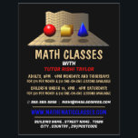Mathematic Shapes, Math Classes Advertising Flyer<br><div class="desc">Mathematic Shapes,  Math Classes Advertising Flyers By The Business Card Store.</div>