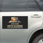 Mathematic Shapes, Math Tutor, Teacher Car Magnet<br><div class="desc">These vehicle magnets come in a variety of shapes and sizes. A great way to advertise yourself,  your business or your company.</div>