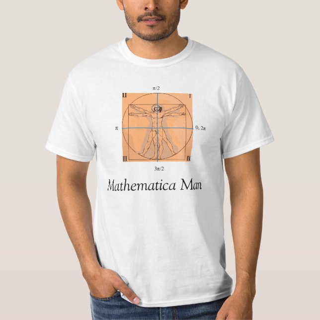 Mathematica Man T-Shirt (Front)