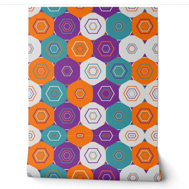 Mathematical Beautiful Geometric Pattern  Wallpaper (Unrolling)