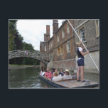 Mathematical Bridge, Cambridge Postcard<br><div class="desc">Mathematical Bridge,  Cambridge,  England by Mike Paget 2009</div>