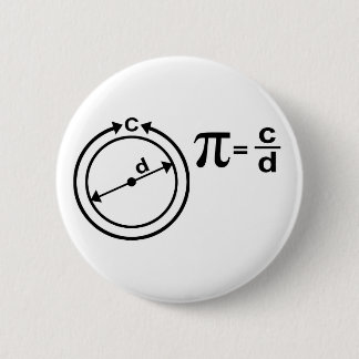 Mathematical Definition of Pi 2 Inch Round Button