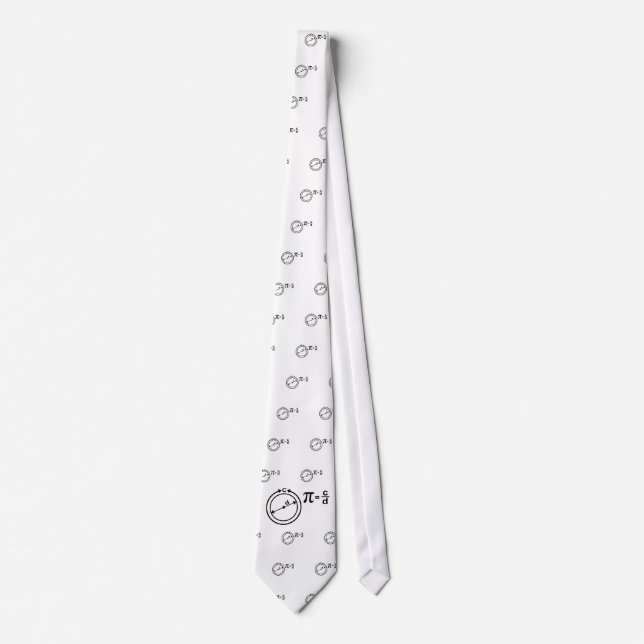 Mathematical Definition of Pi Tie (Front)